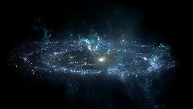 buraco negro Planetas e galáxia papel de parede de ficção científica Beleza do espaço profundo Bilhões de galáxias