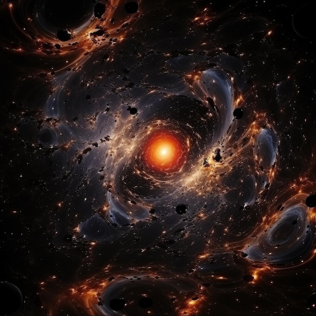 Foto buracos pretos no universo fotografia 8k hd