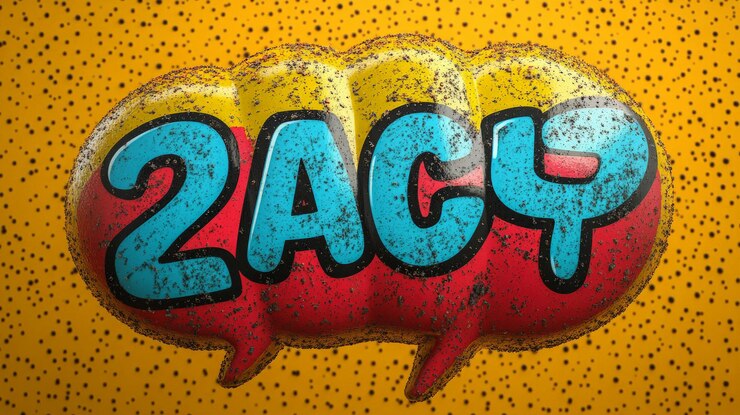Foto la burbuja del habla del cómic 247