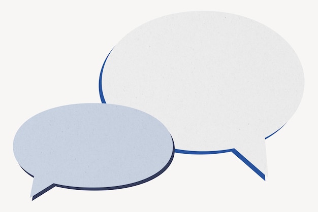 Burbuja de habla pegatina png gráfico de negocios en fondo transparente