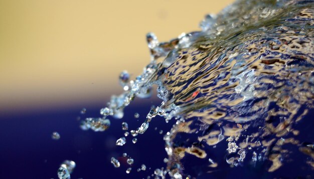 Foto burbujas de agua