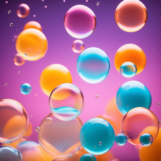 burbujas de jabón coloridas fondo abstracto con espuma de jabón de colores burbujas del jabón abstracto