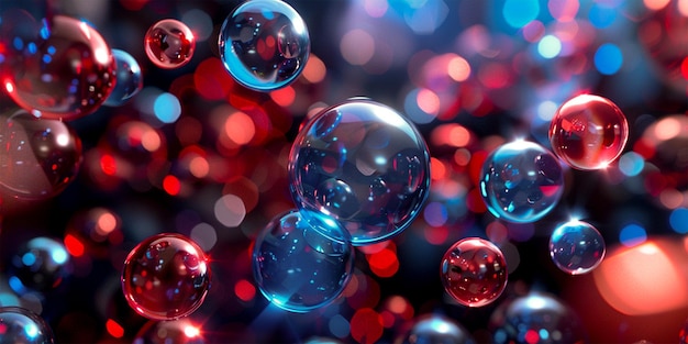 Burbujas en un vaso de agua