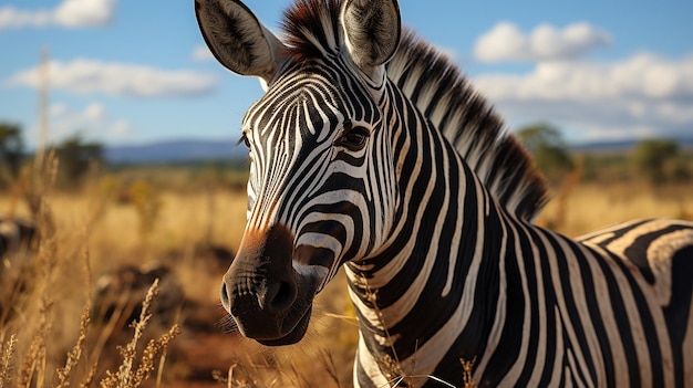 Burchell's o Plains Zebra en Tanzania