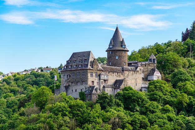 Burg Stahleck Bacharach am RheinRin Medio RenaniaPalatinado RheinlandPfalz Alemania