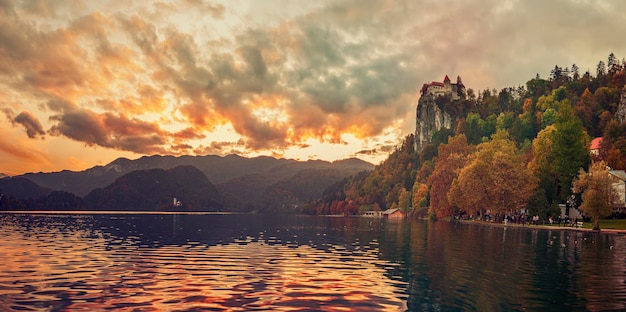 Burg von Bled Slowenien