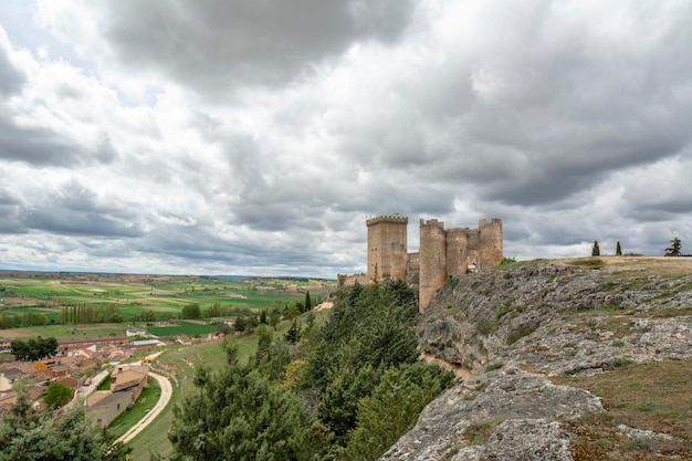 Burg von Penaranda de Duero in der Provinz Burgos SpainxA