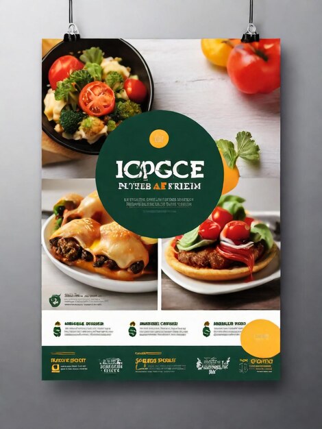 Foto burger de restaurante de fast food marketing de mídia social banner web com logotipo de fundo de fogo abstrato e ícone de promoção de venda on-line de hambúrguer ou pizza saudável folheto de negócios corporativo