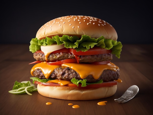 Burger-Hintergrundbilder Sammlungen süße Tapeten ai generiert