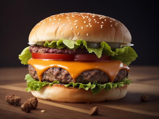 Burger-Hintergrundbilder Sammlungen süße Tapeten ai generiert