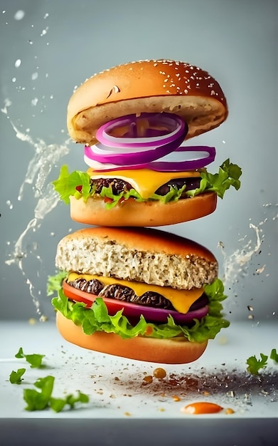 Burger-Illustration