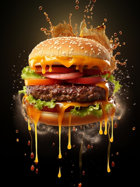 Burger-Lebensmittel