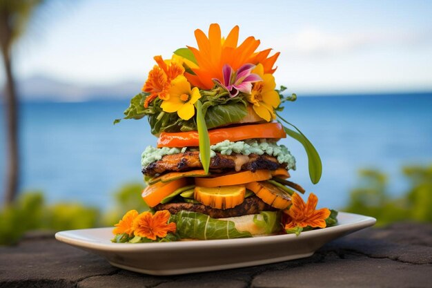 Burger Luau havaiano