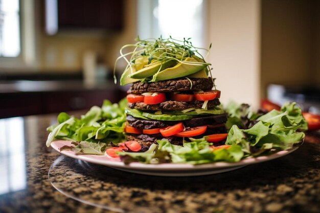 Burger Vegetariano de Feijão Negro