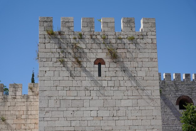 Burgmauern von Bursa in der Türkei