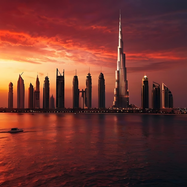 Burj Khalifa, erzeugt durch KI