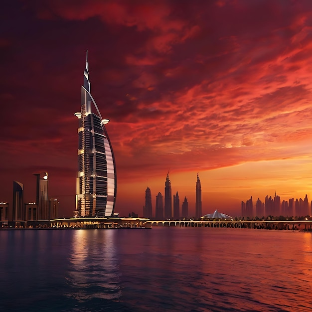 Burj Khalifa generado por la IA