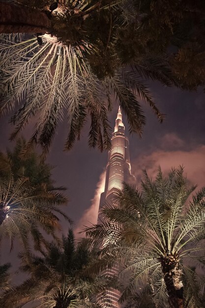 Burj Khalifa in der Nacht