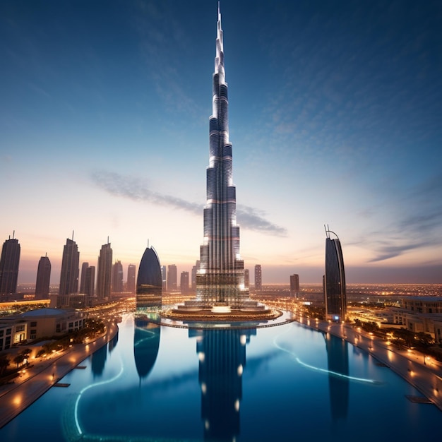 Burj Khalifa-Turm in Dubai