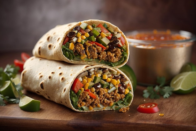 Burritos Vegetais Chipotle