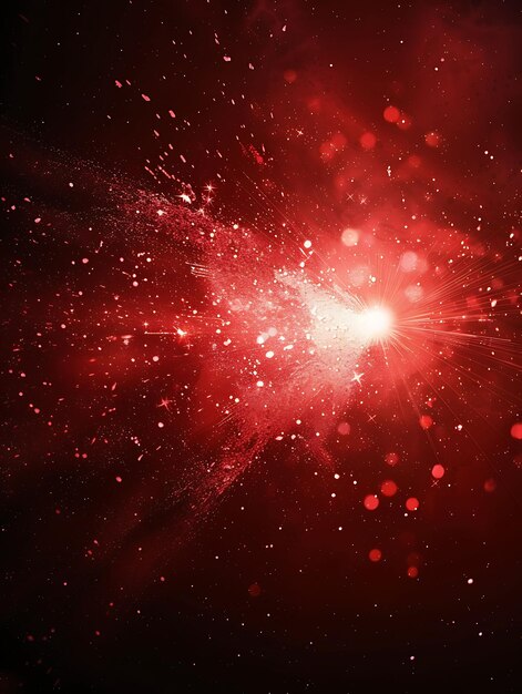 Bursting Light Flares mit Explosion Flares und Ruby Color F Glowing Texture Y2K Collage Light Art