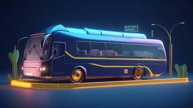 Foto bus-illustration