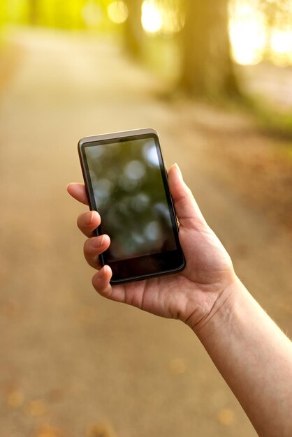 Buscando una señal de gsm en el bosque