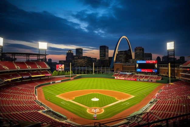 Foto busch stadium baseball aktionsfotografie