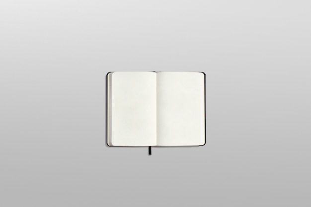 Business Black Diary Blank Mockup de livros