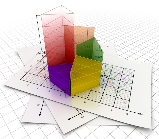 Foto business-chart-konzept