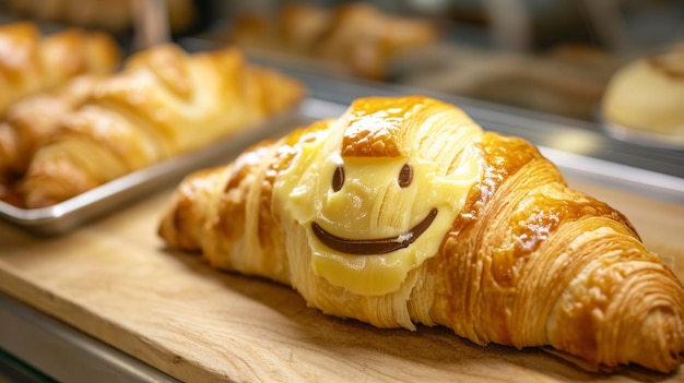 Butter in Form des schmelzenden Smiley-Emojis