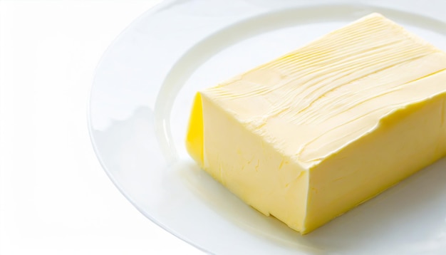 Butter, isoliert auf WHITE