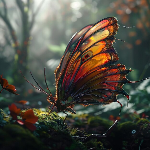 Foto butterfly art max rive e ryan dyar colaboração