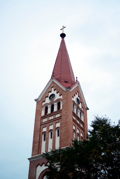 Foto buzias torre da igreja