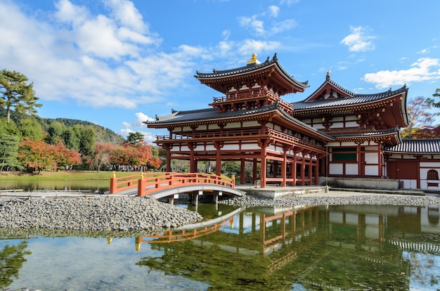 Byodo-in Tempel (Phoenix Hall) ist ein buddhistischer Tempel in Uji, Präfektur Kyoto, Japan