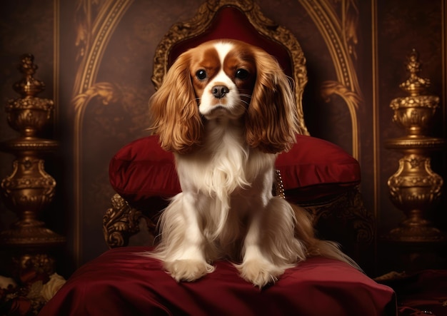 El caballero rey Charles Spaniel