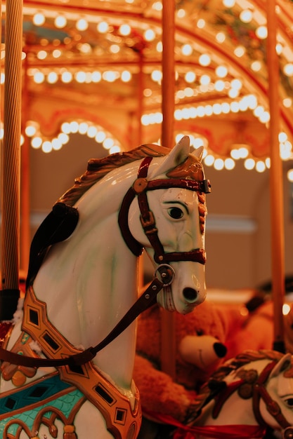 Caballo en carrusel