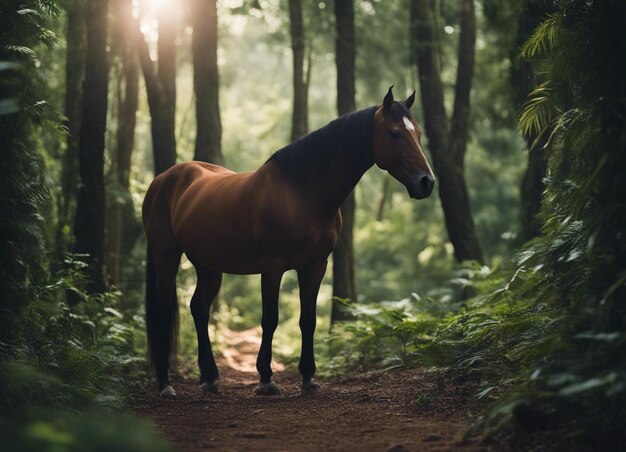 Un caballo en la jungla