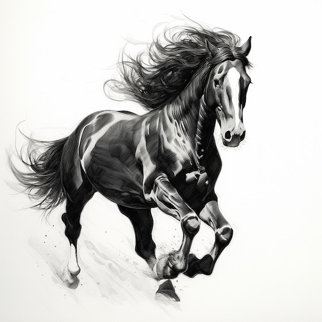 caballo láminas artísticas