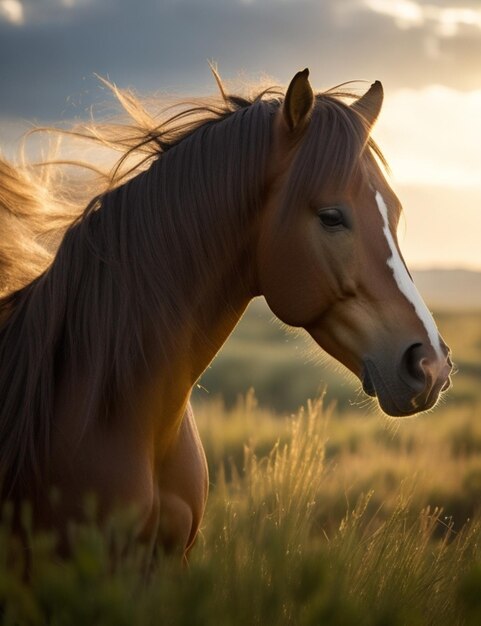 Foto el caballo.