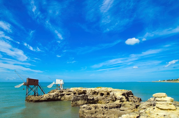 Foto cabaña de pesca