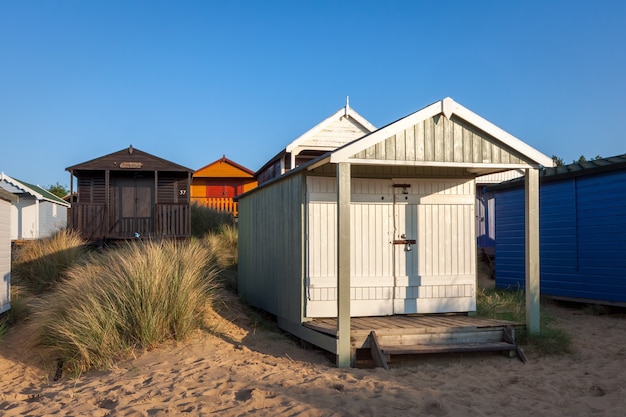 Cabanas de praia em Hunstanton Norfolk