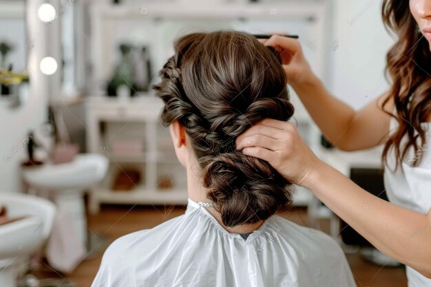 Foto cabelo e maquiagem pela noiva