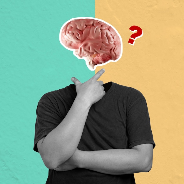 La cabeza de un hombre es cortada y reemplazada por un cerebro.