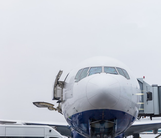 Foto cabina de avión