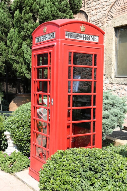 Cabina de teléfono roja
