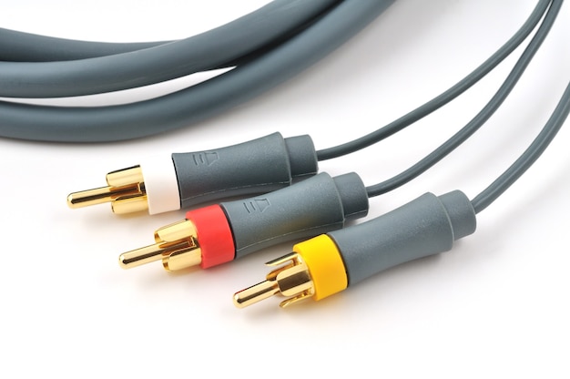Cable coaxial RGB de alta calidad, TV, cable de video y audio. Compuesto