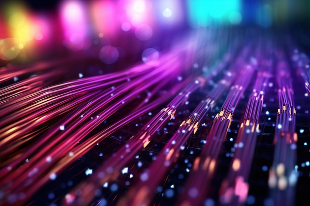 cable de fibra óptica digital con transferencia de datos de alta velocidad en cables