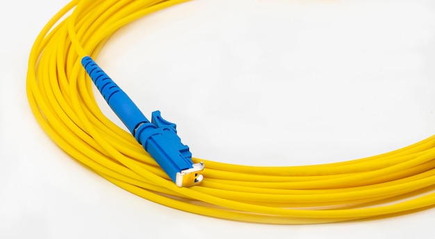 Foto cable de fibra óptica