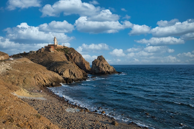 Cabo de gata andalucía, españa.